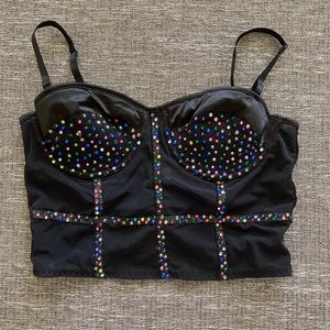 Rhinestone Bustier